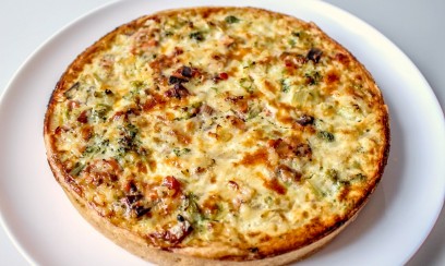 ФРАНЦУЗСКИЙ КИШ С ЧЕТЫРЕ СЫРА